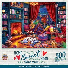 MasterPieces - Home Sweet Home - Book Nook 500 Piece Jigsaw Puzzle