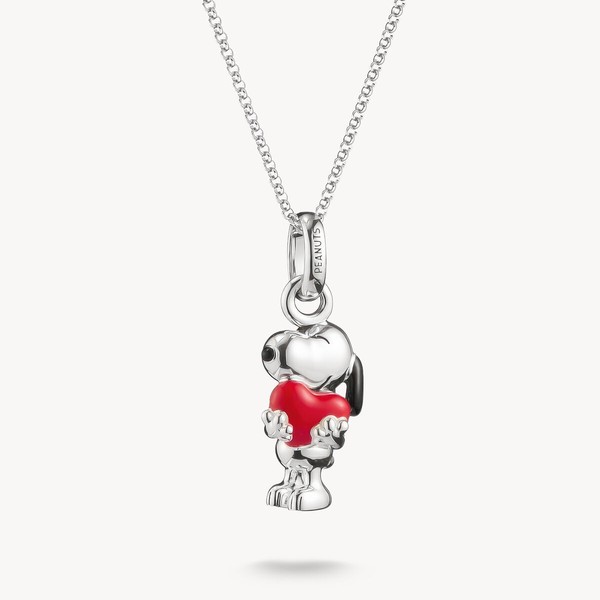 Thomas Sabo Kette Peanuts Snoopy Mit Herz 925 Silber KE2354-664-10 LäNge 45 Cm-image