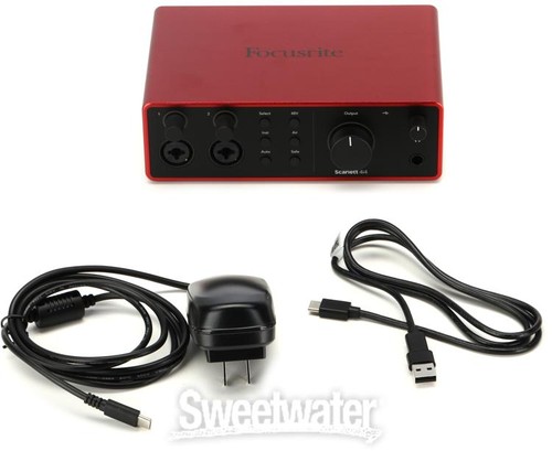 Focusrite Scarlett 4i4 4th Gen USB Audio Interface - Picture 2 of 7