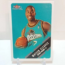 2000-01 Fleer Tradition Basketball Mateen Cleaves RC #255 LP Detroit Pistons
