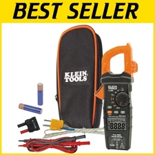 Versatile Digital Clamp Meter - AC/DC Auto-Ranging, True RMS, Compact & Accurate