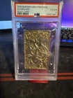 1999 Burger King Gold-Plated Pokémon Charizard PSA 4