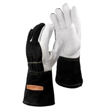 TIG Welding Gloves Goatskin Top Grain Leather High Dexterity True Fit M L XL