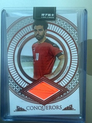 Futera Unique World Football 2022 Mohamed Salah ''Conquerors'' Match Worn Patch /7
