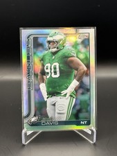2025 Topps Chrome #249 Jordan Davis Refractor