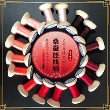 Thread Roller 100% mulberry silk,hand-dyed wr...