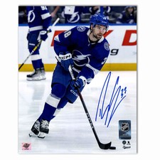 Brandon Hagel Autographed Tampa Bay Lightning Home 8x10 Photo