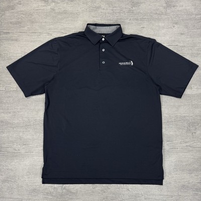 Dean & Deluca Invitational Footjoy FJ Polo Shirt Men's L Golf Performance Preppy