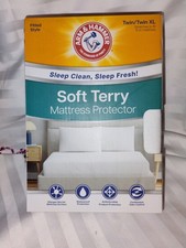 Arm  Hammer Soft Terry Mattress Protector - Twin / Twin XL - Waterproof