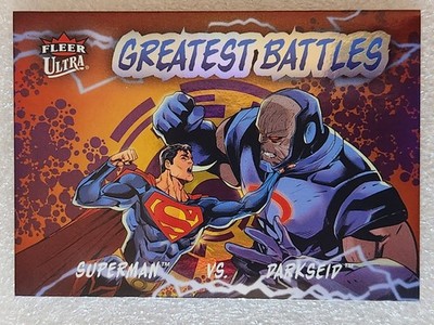 SUPERMAN vs DARKSEID GB-9 2026 Fleer Ultra DC Superman GREATEST BATTLES