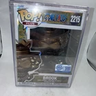 One Piece: Brook Statue(Bronze) #2215 Funko Pop! Sealed Hardstack Protector