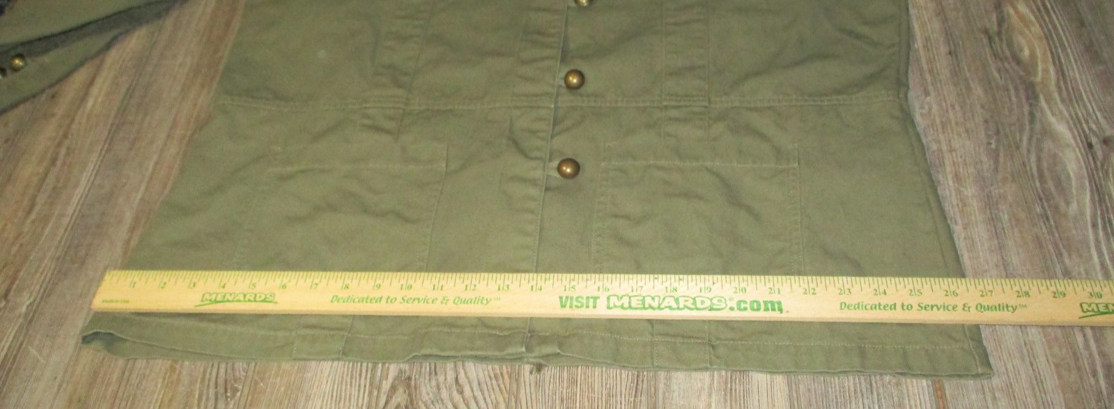 Envision Studio Multi Pocket Button Jacket Coat S… - image 10