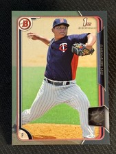 2015 Bowman 1st GREY PROSPECT ROOKIE Chih-Wei Hu 449/499