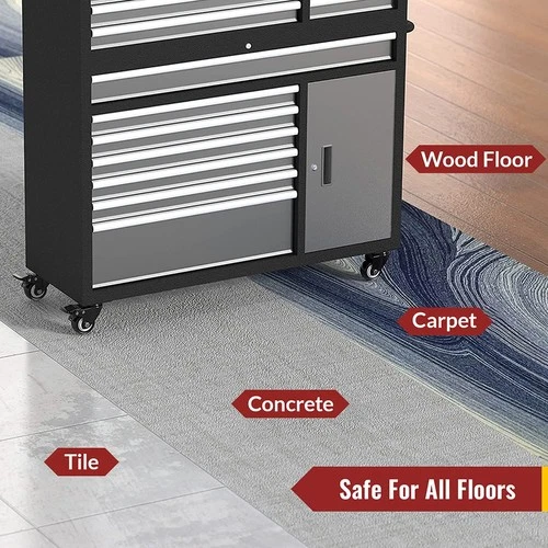 4pc 2 inch Universal Caster Wheels Heavy Duty With Safety Brake Top Plate 600lbs