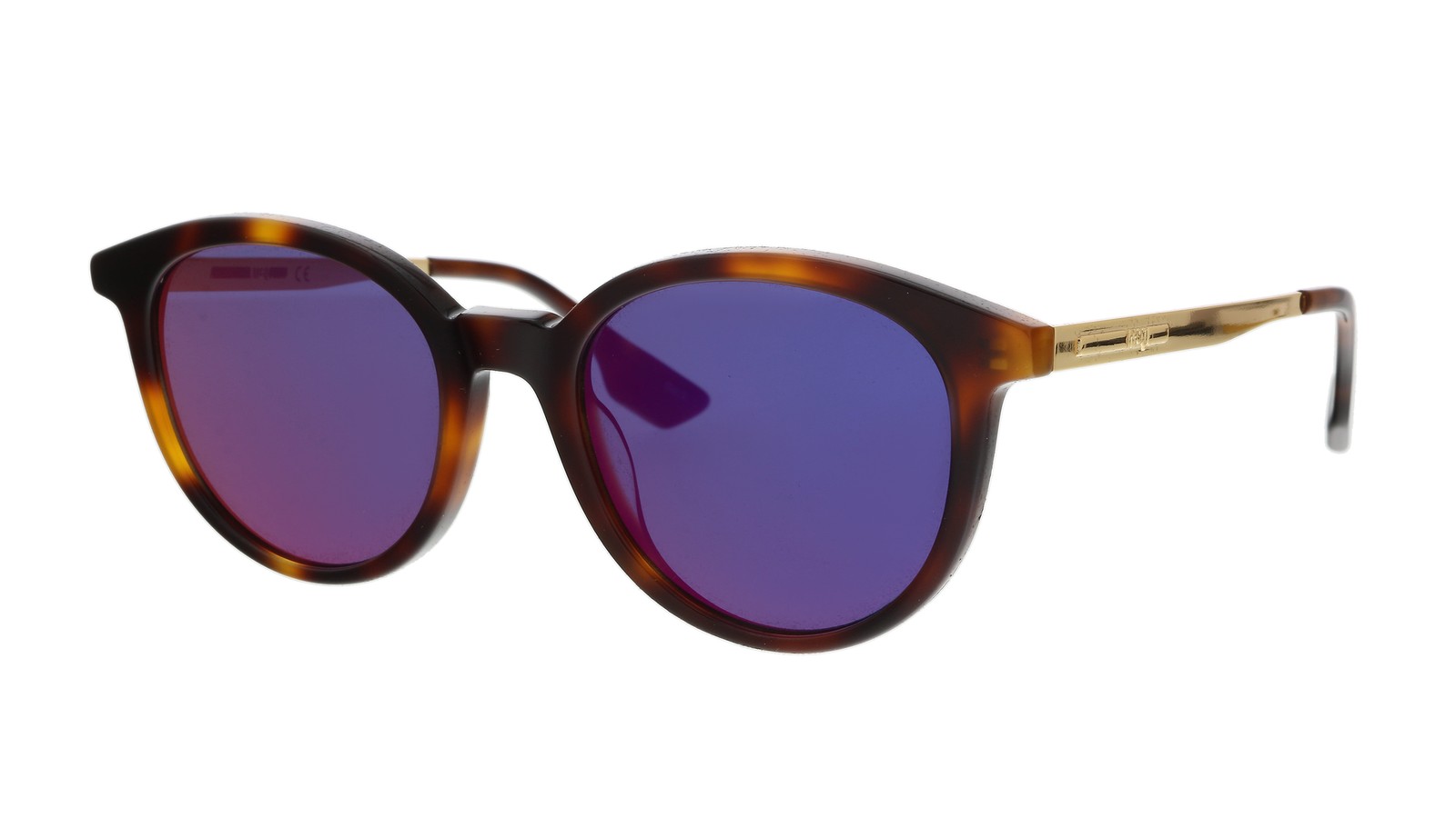 Круглые солнцезащитные очки Havana McQ MQ0069S-002 9490₽