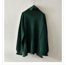 ICHI Antiquites Turtleneck Knit Green Unused