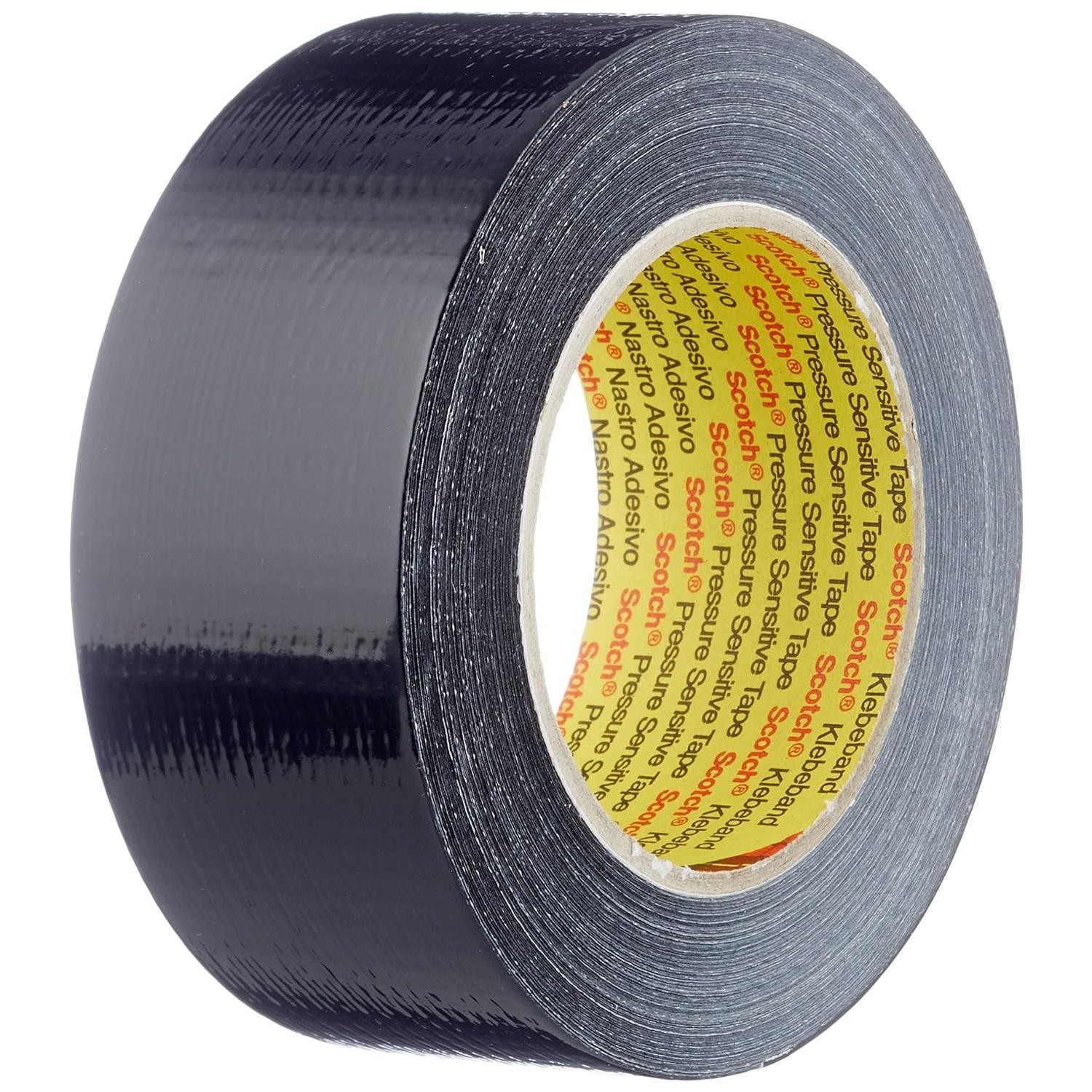 Scotch 2903 Ruban Adhésif Toile Noir pour Réparations Extérieures et Maison