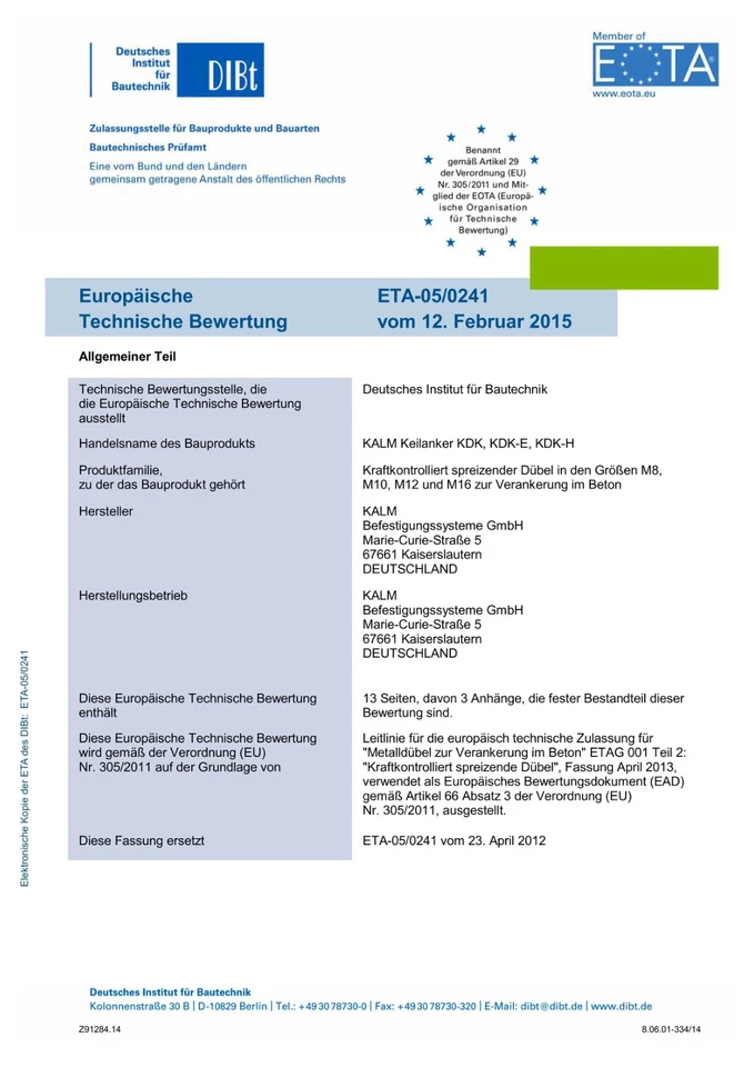 Bolzenanker Schwerlastanker Ankerbolzen Keilanker, Stahl verzinkt M8-M16 - Bild 3 von 4