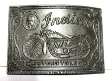 COOL VINTAGE - INDIAN MOTORCYCLES - METAL BELT BUCKLE