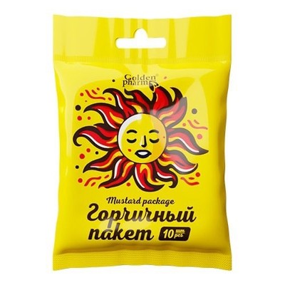 Mustard Plaster Patch Горчичник Gorchichnik 10 Count