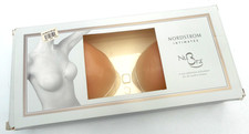 NIB NuBra Nordstrom Intimates NU Bra Size C Backless Strapless Silicone NUDE