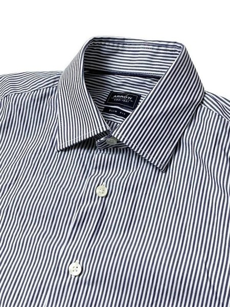 Men Arrow Shirt White Cotton 34 / XS / 42