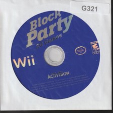 Block Party 3D Games Nintendo Wii Used Video Game Only Sleeved No Case