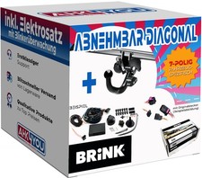 AHK BRINK für Renault Kangoo ab 21 diag. abnehmbar + 7-pol BRINK ES SPEZ