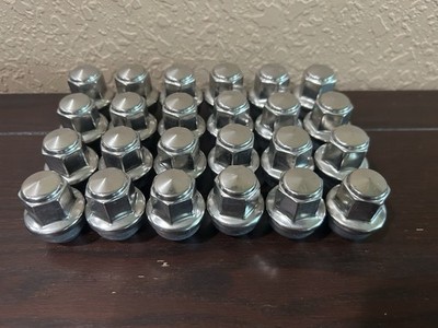 Ford F150 14x1.5 Factory OEM Stainless Lug NUTS lugs 2015 TO 2025 SET 24