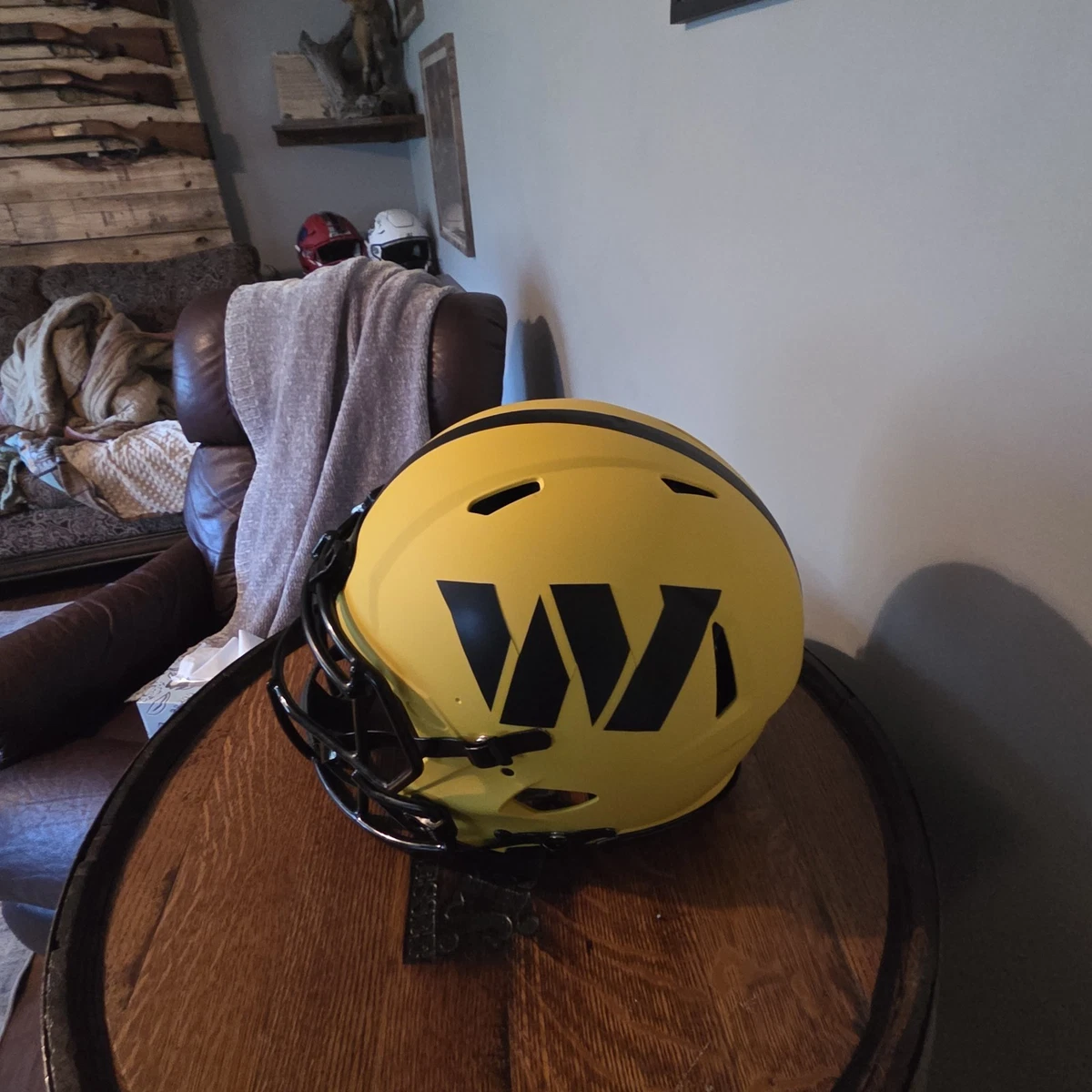 Washington Commanders Signed Terry McLaurin Yellow Alternate Football