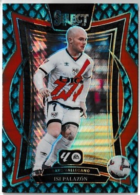 2024-25 Panini Select Jade Dragon Scale Prizm /28 Isi Palazon Rayo Vallecano