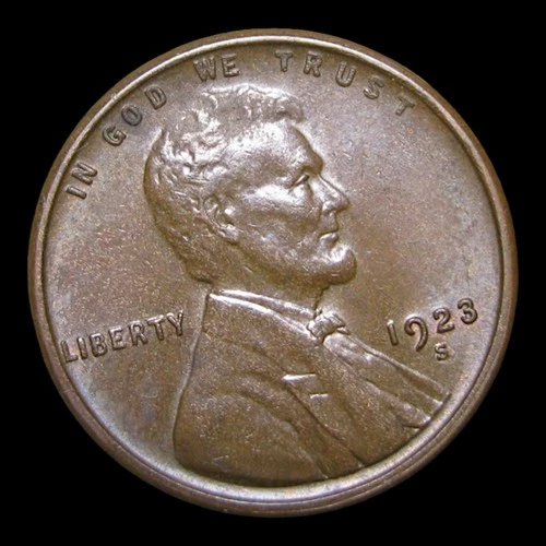 1923-S Lincoln Cent Penny ---- Uncirculated Condition Stunning Coin --- #KK382