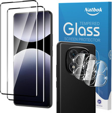 2 2 Pack 3D Screen Protector for Redmi Note 14 Pro 5G/4G/Poco X7 5G with Camera