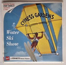 Cypress Gardens Water Ski Show View Master Packet A967 3 Reel Set Book Florida