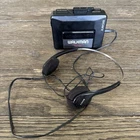 Sony Walkman WM-2011 Cassette Player with Headphones *for parts or repair*