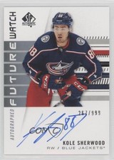 2019-20 SP Authentic Future Watch Rookies 267/999 Kole Sherwood #177 Auto 0c3