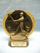 BASEBALL trophy resin heavyweight self-standing RFH301