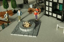 Lagerfeuer / Schwenkgrill mit / ohne Beleucht...