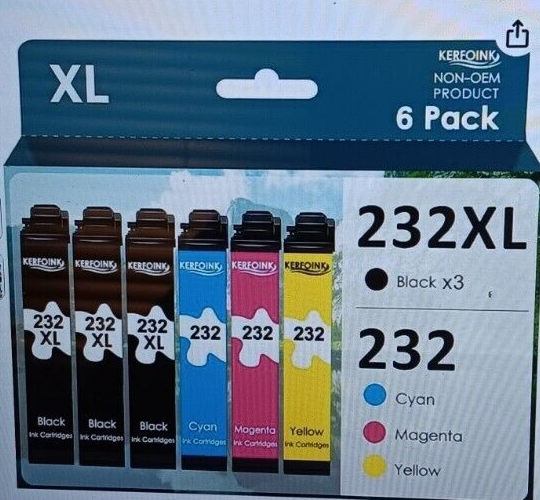 Epson Ink Cartridges Combo Pack Replacement 6-Pack Sealed-image