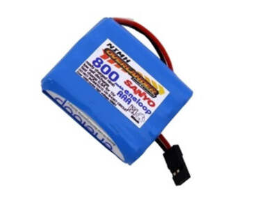 Sanyo Eneloop 800 AAA 4.8v Receiver Battery Pack Flat (2822) : OV-352