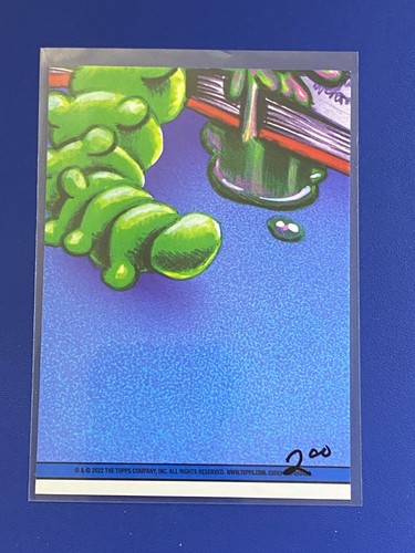 2022 Topps Garbage Pail Kids Book Worms Booger Green Parallels - You Pick! - 第 78/238 張圖片