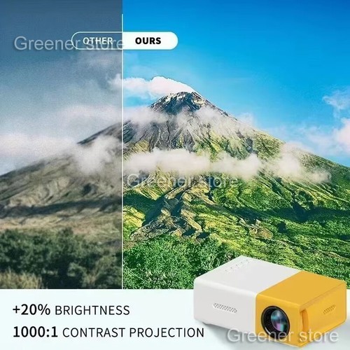 Mini Smart Proiettore Portatile Casa Teatro 3D LED for 4k 1080P Film Via HD Port - Photo 5/22