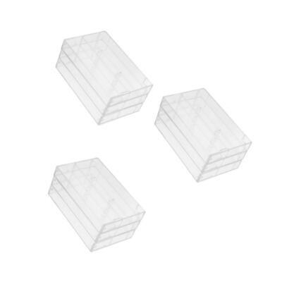 3 Pieces magasin Kassettengehäuse Aus Kunststoff Hörbar Leer Spender