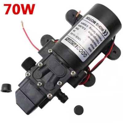 #ad #ad 130PSI Black High Pressure RV Water Pump Diaphragm DC 12V MaX Self Priming 70W $36.77