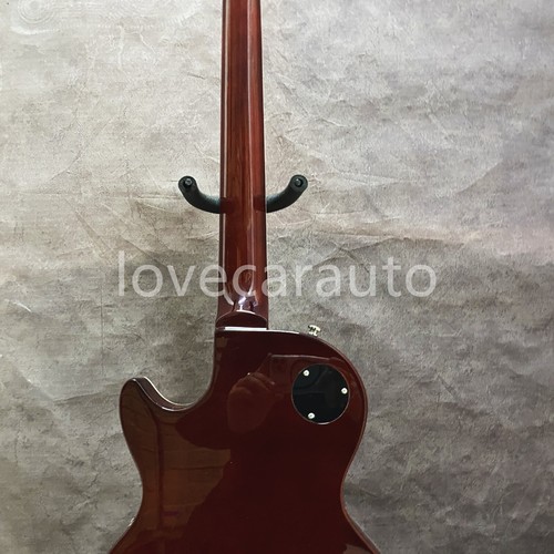 USA-Hot sale LP electric guitar Flame maple top mahogany body Chrome hardware - Picture 13 of 13