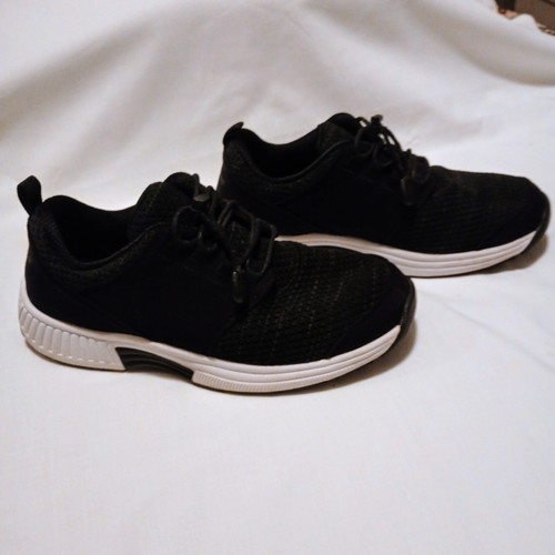 Damen-Mesh-Sneaker Größe US 8,5 M Orthofeet schwarz Komfortschuh Schnürklemmen gebraucht, in einwandfreiem Zustand - Bild 10 von 10