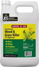 Weed Grass Killer Herbicide 1 Gallon 41% Glyphosate Concentrate Compare-N-Save
