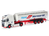 Herpa 318815 Daf Xg Silo-Sattelzug 60M³ Hans Wormser 1:87