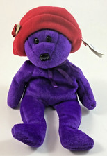 TY Original Beanie Baby Ruby Bear Error Heart Tag 2005 Tush Tag 2006