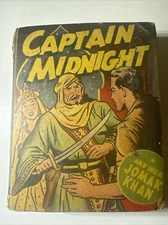 Captain Midnight & Sheik Jomak Khan 1946 Big Better Little Book Vintage Whitman